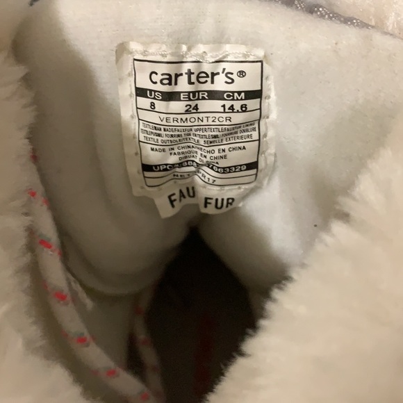 Carter’s winter/snow toddler boots - Picture 8 of 8